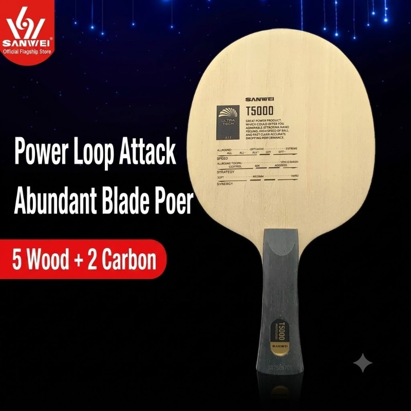 1 stuk SANWEI T5000 Tafeltenni - Xiom Blade Table Tennis recensie en prijs