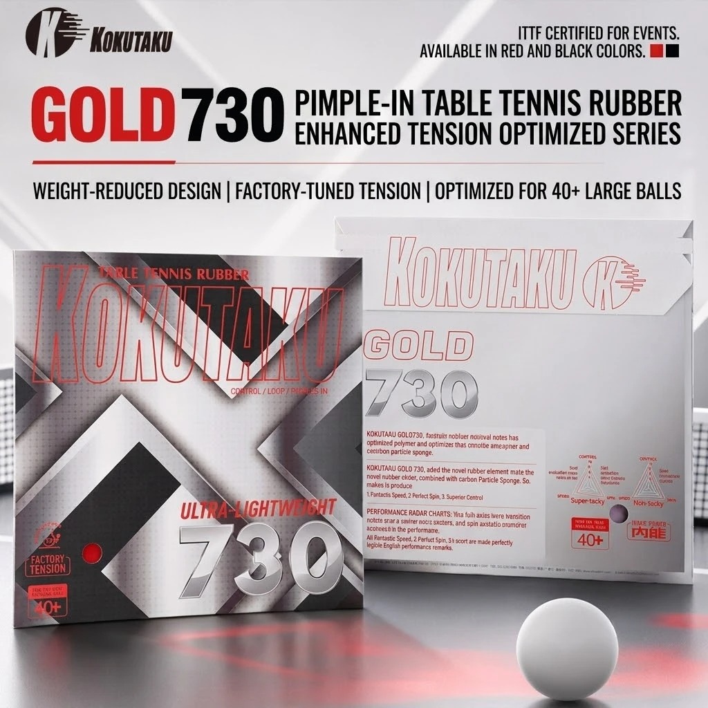 Kokutaku Tafeltennisrubber Gol - Table Tennis Racket recensie en prijs