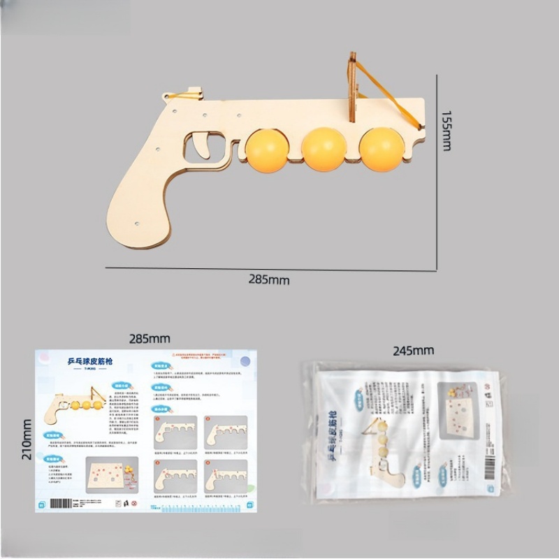 DIY Houten 3D-puzzel Tafeltenn - Table Tennis Gun recensie en prijs