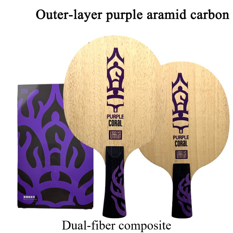 Meteor Purple Coral Tafeltenni - Table Tennis Racket recensie en prijs